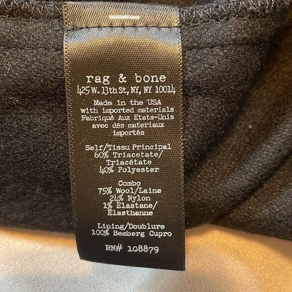 Rag & Bone Prospect Sheath Zipper Mini Dress - Picture 6 of 8